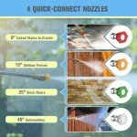 4800 PSI Electric Pressure Washer with Hose and Soap Tank