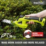 SnapFresh 2-in-1 Cordless Grass and Hedge Trimmer