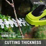 SnapFresh 2-in-1 Cordless Grass and Hedge Trimmer