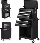 BUSHLY 5-Drawer Rolling Tool Chest with Wheels