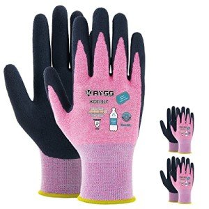 KAYGO Eco-Friendly Women’s Work Gloves - 3 Pairs
