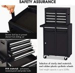 BUSHLY 5-Drawer Rolling Tool Chest with Wheels