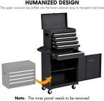BUSHLY 5-Drawer Rolling Tool Chest with Wheels