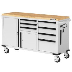 WORKPRO 7-Drawer Rolling Tool Chest with Power Strip