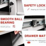 WORKPRO 7-Drawer Rolling Tool Chest with Power Strip
