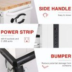 WORKPRO 7-Drawer Rolling Tool Chest with Power Strip