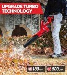 Cordless Electric Leaf Blower with 8.0Ah Battery