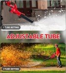 Cordless Electric Leaf Blower with 8.0Ah Battery