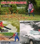 Cordless Electric Leaf Blower with 8.0Ah Battery