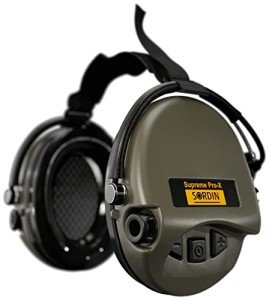 Sordin Supreme Pro-X Electronic Ear Defenders - Green