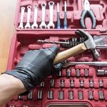 Black Disposable Nitrile Industrial Gloves, 100 Count