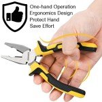 DOWELL 6" Heavy Duty Lineman's Pliers with Cutter