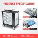 7-Drawer Rolling Tool Chest with Locking System