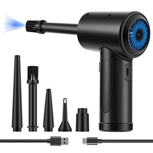 Fulljion Cordless Air Duster with LED Light