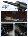 Fulljion Cordless Air Duster with LED Light