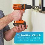 BLACK+DECKER 20V MAX Cordless Drill with LED Light