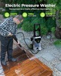 4800 PSI Electric Pressure Washer with Foam Cannon