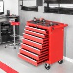 Rolling Tool Chest with 7 Drawers and Wheels