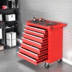 Rolling Tool Chest with 7 Drawers and Wheels