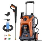 4800 PSI Electric Pressure Washer with Hose & Nozzles