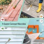 4800 PSI Electric Pressure Washer with Hose & Nozzles