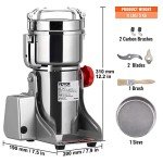 VEVOR 700g High-Speed Electric Grain Mill Grinder