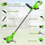 SUNCHERS 20V 12-Inch Cordless String Trimmer Set