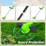 SUNCHERS 20V 12-Inch Cordless String Trimmer Set