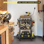 Rolling Power Tool Organizer for Garage Storage