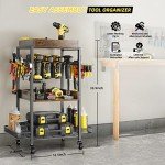 Rolling Power Tool Organizer for Garage Storage