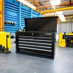 Portable 9-Drawer Metal Tool Chest Organizer