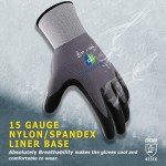 Nitrile Coated Grip Work Gloves for Men