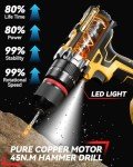KELNOW 21V Cordless Drill Set with 27 Accessories
