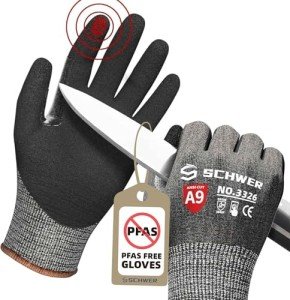 Lightweight Cut Resistant Touch Screen Work Gloves