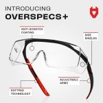 NoCry Over-Spec Clear Safety Glasses - 5X7