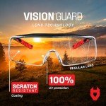 NoCry Over-Spec Clear Safety Glasses - 5X7