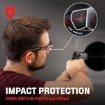 NoCry Over-Spec Clear Safety Glasses - 5X7