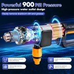 900PSI Cordless High Pressure Washer Gun