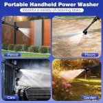 900PSI Cordless High Pressure Washer Gun