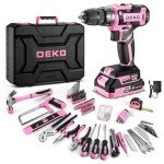 Cordless Pink Drill Kit: 20V Power Tools Set