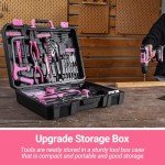 Cordless Pink Drill Kit: 20V Power Tools Set