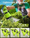 Cordless 21V Hedge Trimmer & Grass Shear Kit