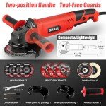 SHALL 7.5Amp 4.5" Variable-Speed Angle Grinder
