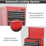 Goplus 6-Drawer Rolling Tool Chest Organizer