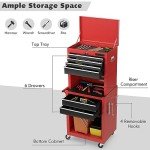 Goplus 6-Drawer Rolling Tool Chest Organizer