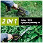 Cordless 2-in-1 Hedge Trimmer and Grass Shears