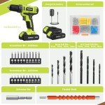 PULITUO 20V Cordless Drill/Driver Kit with Batteries