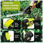 Cordless 2-in-1 Hedge Trimmer and Grass Shears