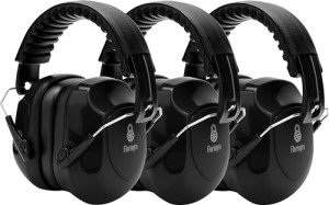 3-Pack Noise Cancelling Ear Muffs for Shooting