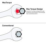 Max Torque 15-Piece SAE Wrench Set with Organizer